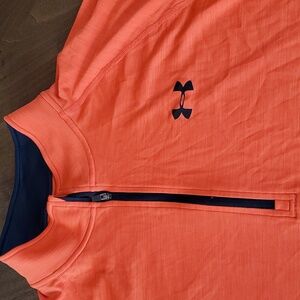 Under Armor pullover orange XL loose men's XL